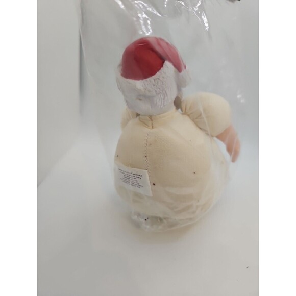 Santa Claus Mini Muslin Doll Pin Cushion VINTAGE Sewing Holidays Christmas NEW - Picture 8 of 10